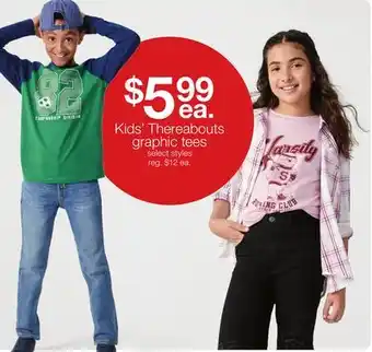 JC Penney Kids' thereabouts graphic tees offer