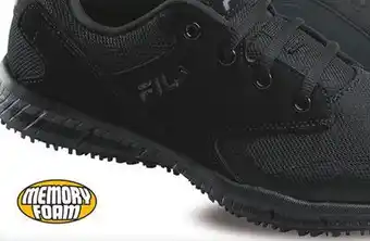 Big 5 Fila memory layers evo women's service shoes offer