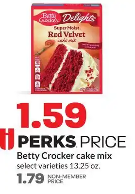 Hy-Vee Betty crocker cake mix offer
