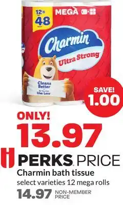 Hy-Vee Charmin bath tissue offer