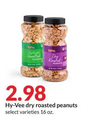 Hy-Vee Hy-vee dry roasted peanuts offer