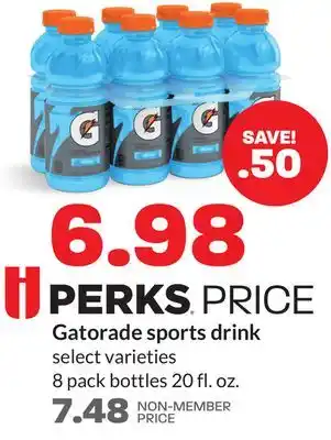 Hy-Vee Gatorade sports drink offer
