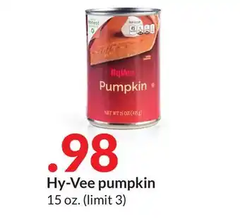 Hy-Vee Hy-vee pumpkin offer