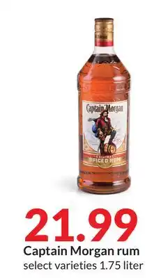 Hy-Vee Captain morgan rum offer