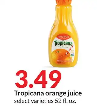 Hy-Vee Tropicana orange juice offer