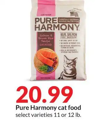 Hy-Vee Pure harmony cat food offer