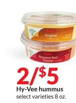 Hy-Vee Hy-vee hummus offer