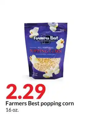 Hy-Vee Farmers best popping corn offer