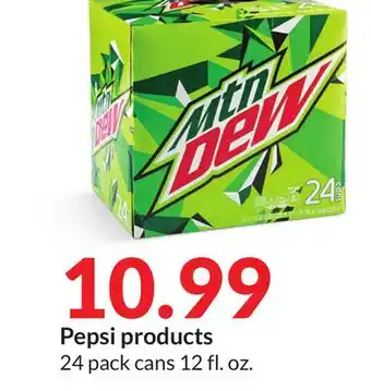 Hy-Vee Pepsi products offer
