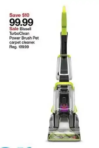 Target Turboclean Power Brush Pet Carpet Cleaner offer