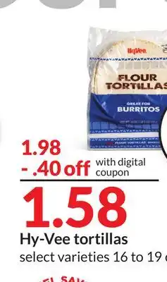 Hy-Vee Hy-vee tortillas offer