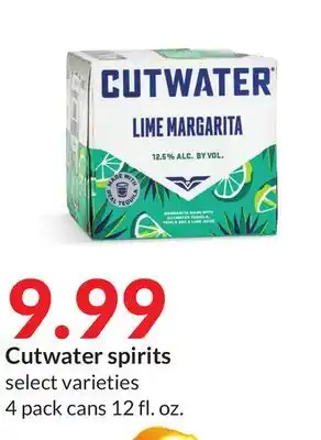 Hy-Vee Cutwater spirits offer