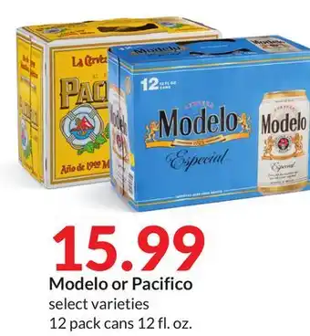 Hy-Vee Modelo or pacifico offer