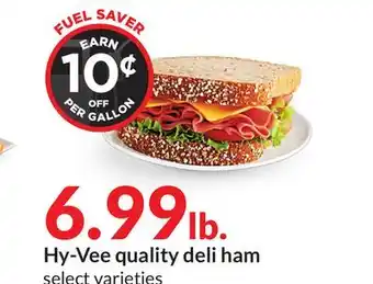 Hy-Vee Hy-vee quality deli ham offer