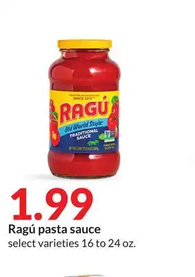 Hy-Vee Ragú pasta sauce offer