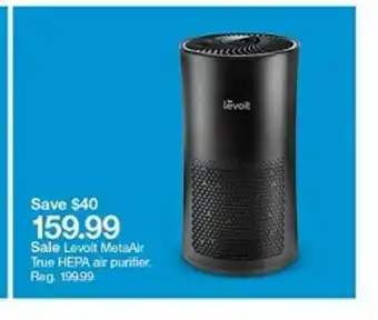 Target Sale Levoit Metaair True Hepa Air Purifier offer