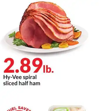 Hy-Vee Hy-vee spiral sliced half ham offer