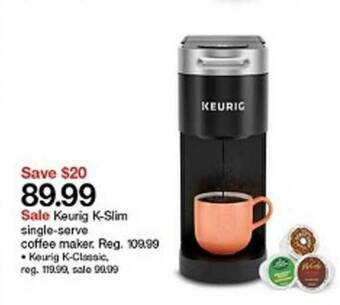 Target Keurig K-slim Single-serve Coffee Maker offer
