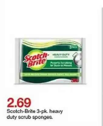 Target Scotch-brite 3-pk. Heavy Duty Scrub Sponges offer