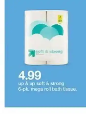 Target Soft & Strong 6-pk. Mega Roll Bath Tissue offer