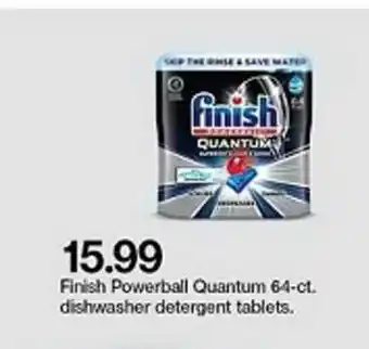 Target Finish Powerball Quantum 64-ct. Dishwasher Detergent Tablets offer