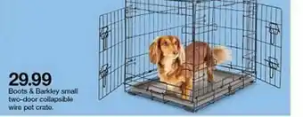 Target Boots & Barkley Small Tow-door Collapsible Wire Poet Crato offer