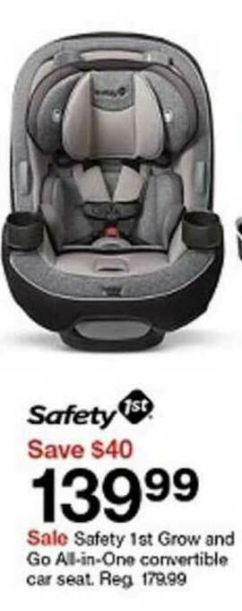 Target Safety 1st Grow And Go All-in-one Convertible Car Seat offer