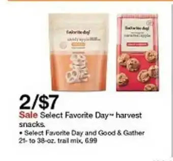 Target Favorite Day Harvest Snacks offer