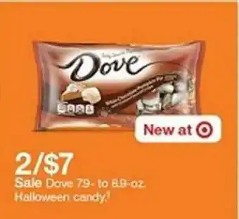 Target Dove 7.9- To 8.9-oz Halloween Candy offer