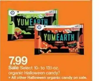 Target 10- To 13.1-oz Organic Halloween Candy offer