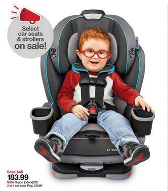 Target Graco Extend2fit 3-in-1 Car Seat offer