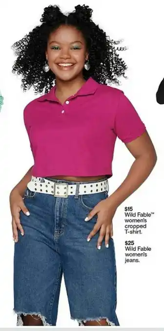 Target Wild Fable Women's Cropped T-shirt, Wild Fable Women's Jeans offer