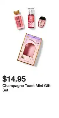 Bath & Body Works Champagne toast mini gift set offer