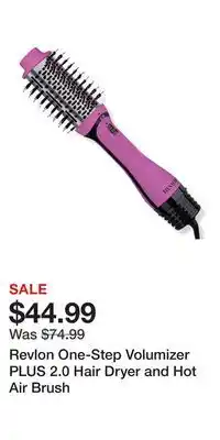 Ulta Beauty Revlon one-step volumizer plus 2.0 hair dryer and hot air brush offer