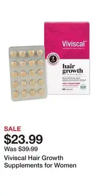 Ulta Beauty Viviscal hair growth supplements for women offer