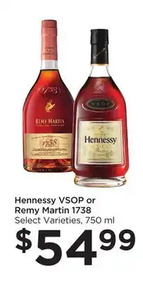 Food 4 Less Hennessy vsop or remy martin 1738 offer