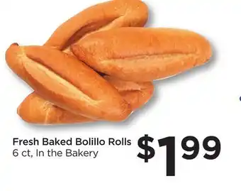 Food 4 Less Fresh baked bolillo rolls offer