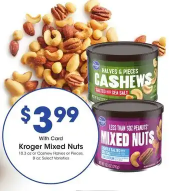 Ralphs Kroger mixed nuts offer