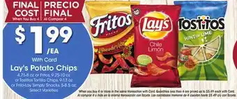 Ralphs Lay's potato chips offer