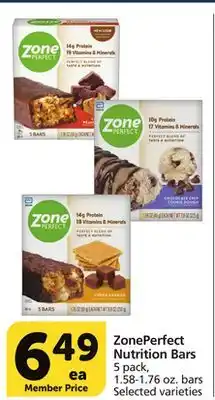 Albertsons Zoneperfect nutrition bars offer