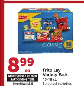 Albertsons Frito lay variety pack offer