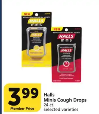 Vons Halls minis cough drops offer