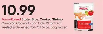Stater Bros Farm-raised stater bros. cooked shrimp offer