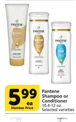 Vons Pantene shampoo or conditioner offer