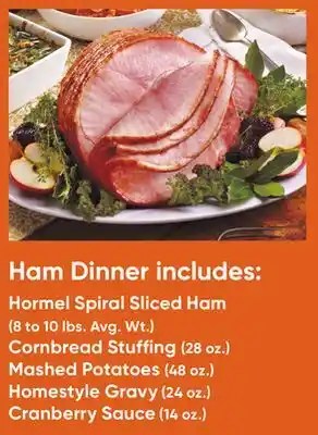 Stater Bros Ham dinner offer
