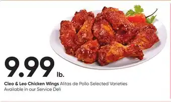 Stater Bros Cleo & leo chicken wings offer