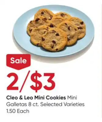 Stater Bros Cleo & leo mini cookies offer