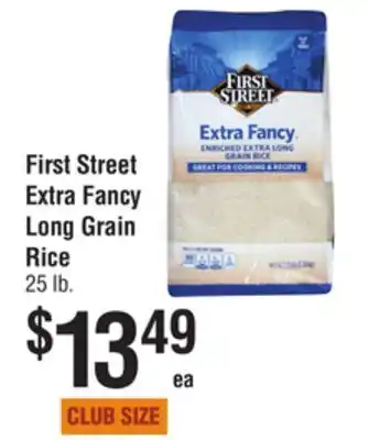 Smart & Final First street extra fancy long grain rice offer