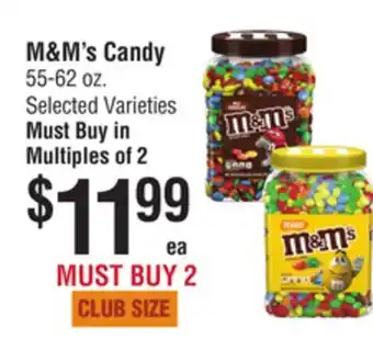 Smart & Final M&m's candy offer