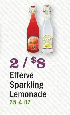 Heinen's Efferve sparkling lemonade offer